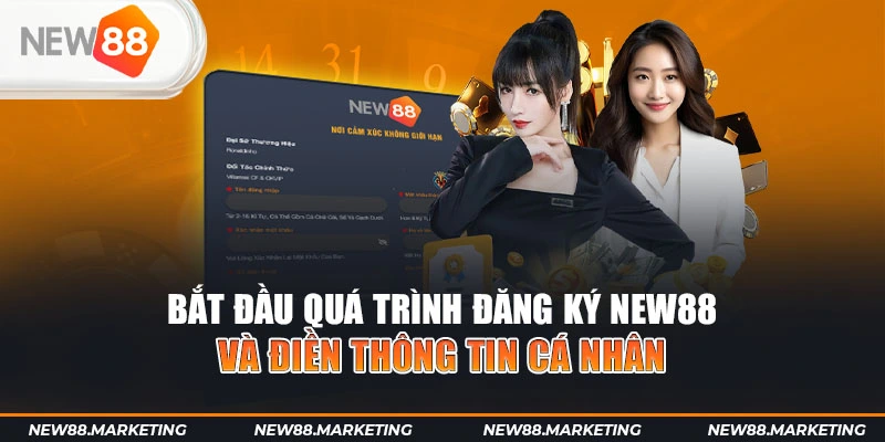 Bắt đầu quá trình đăng ký Ku88 và điền thông tin cá nhân