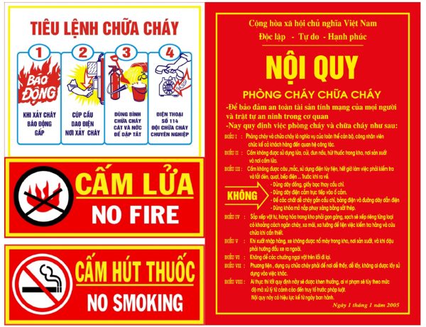 Nội quy PCCC