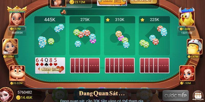 Bull Bull - Sảnh casino được ưa thích nhất tại Ku88
