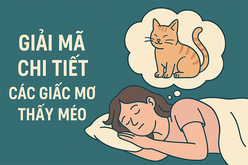 Giải mã các giấc mơ thấy mèo chi tiết nhất