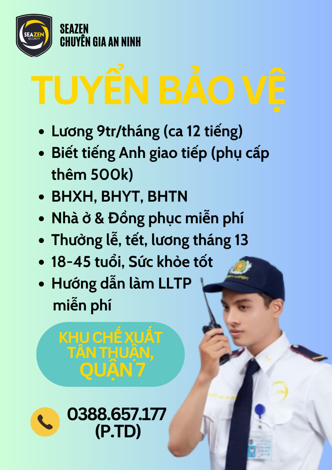 TUYỂN DỤNG Kubet - KCX TÂN THUẬN, QUẬN 7