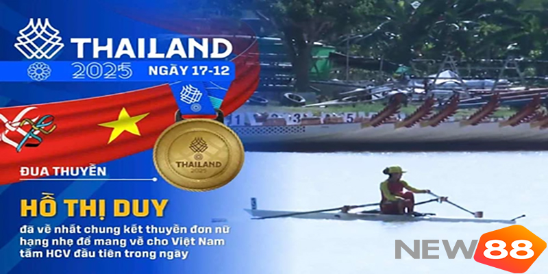 Hồ Thị Duy Đưa Rowing Việt Nam Chạm Đỉnh SEA Games 33