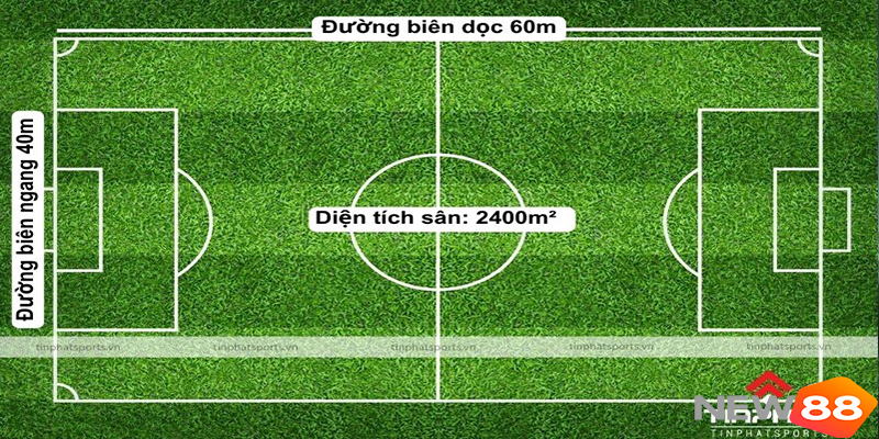 Sân bóng đá 7 người theo tiêu chuẩn thi đấu phong trào