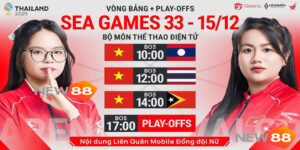 Ku88 SEA Games 33: Tuyển Nữ Việt Nam Liên Quân Mobile Thắng Đậm Thái Lan